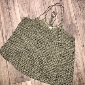 Old Navy Geometric Criss-Cross Tank